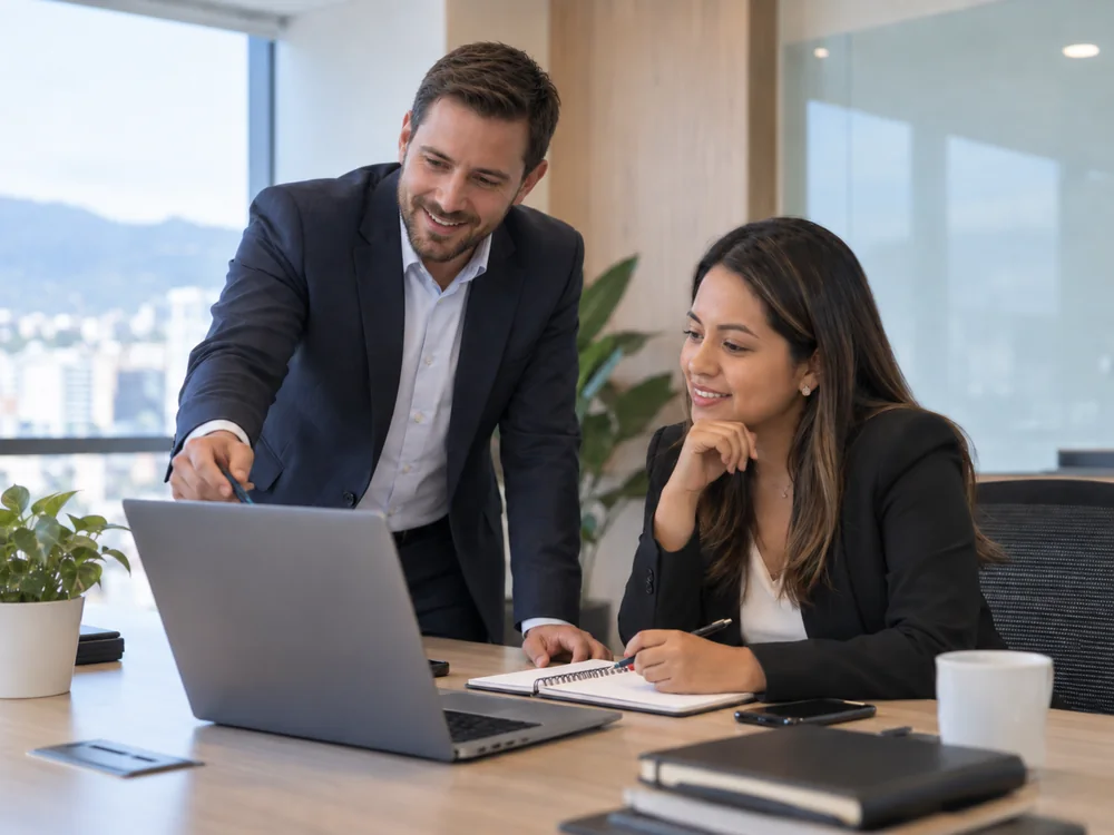 Mentor acompañando un proceso de coaching productivo